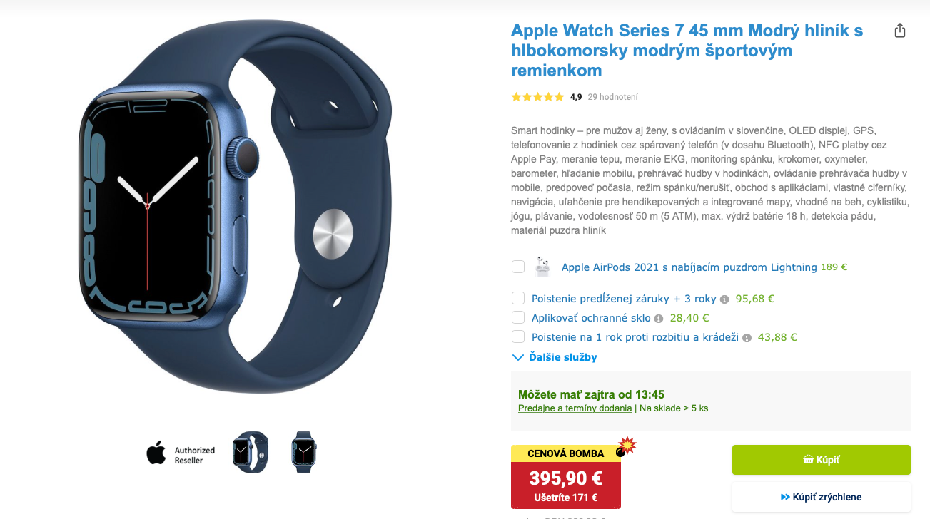 zľavu na apple watch 7 ilus