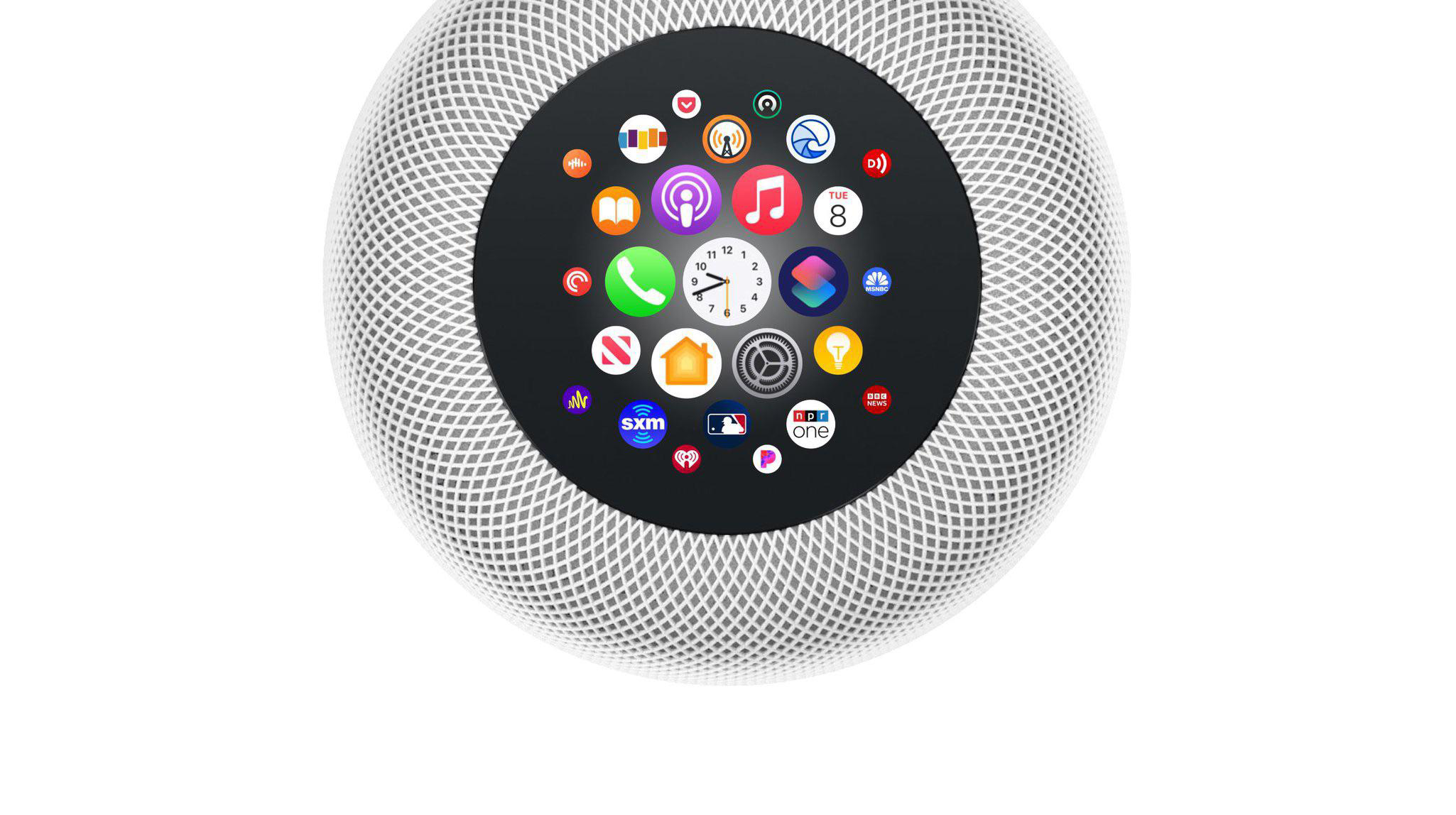 nový homepod s displejom